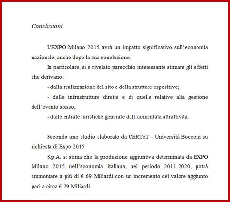 Esempio conclusione tesi di laurea: da dove iniziare.